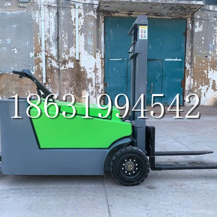 于田县小型电动叉车1吨2吨步行站驾式电瓶堆高充电装卸车液压升降车铲车